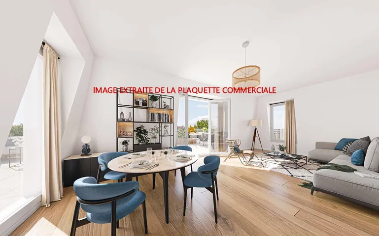 Appartement 2 pièces neuf à Bezons, livraison 2028 - Dernier étage 