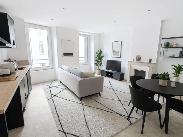 Appartement T2 rénové de 46 m² avec garage à La Terrasse-sur-Dorlay - Opportunité d'investissement