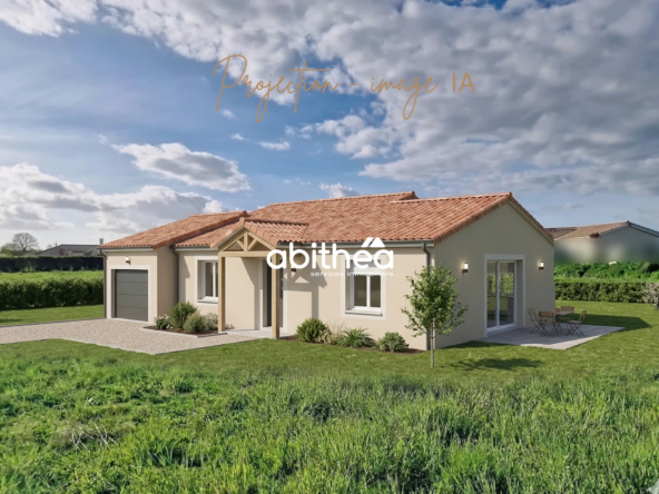 Terrain constructible de 1350 m² à Saint Genis de Saintonge, secteur calme