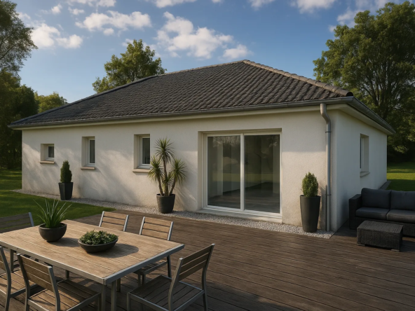 Construction maison neuve 100 m² à Vézeronce-Curtin avec prestations haut de gamme
