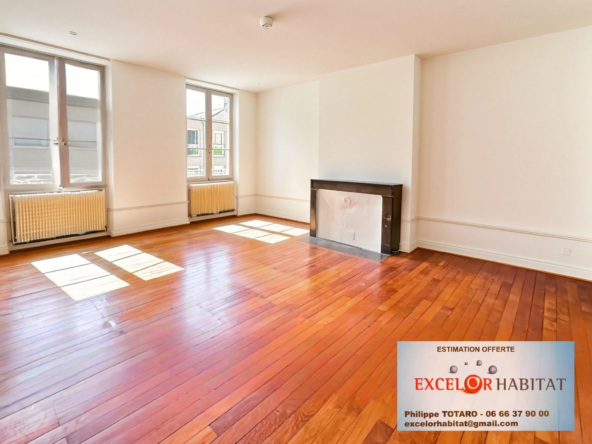 Appartement d'exception de 120 m² à Mâcon, hyper-centre avec cachet ancien