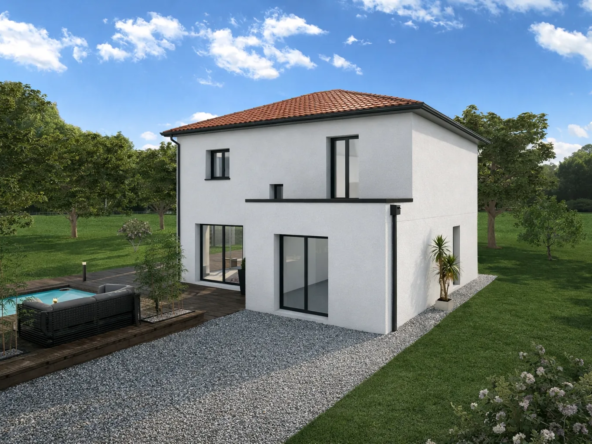 Construction maison 90m² à Artas avec 3 chambres et haute performance énergétique