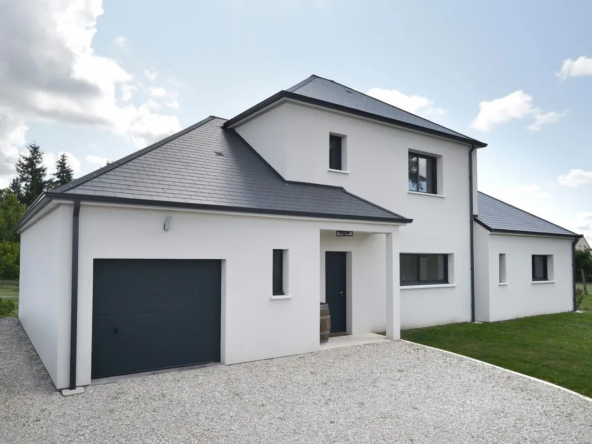 Maison neuve lumineuse à Tôtes avec 4 chambres et garage attenant