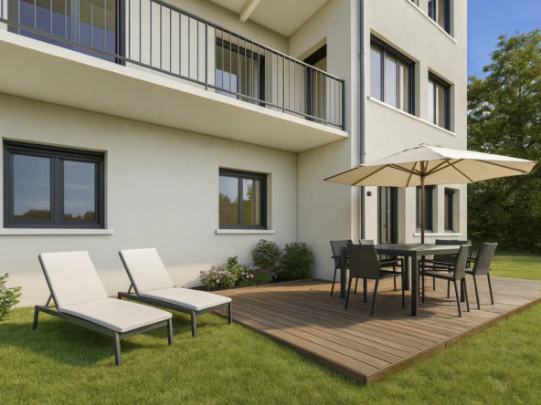 Bel appartement lumineux avec jardin privatif à Charbonnières-les-Bains