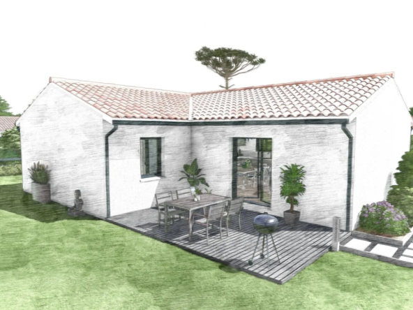 Maison neuve 3 chambres de 90 m² à Laluque, proximité océan et Bordeaux