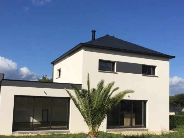 Maison neuve familiale avec 4 chambres à Biville-la-Baignarde