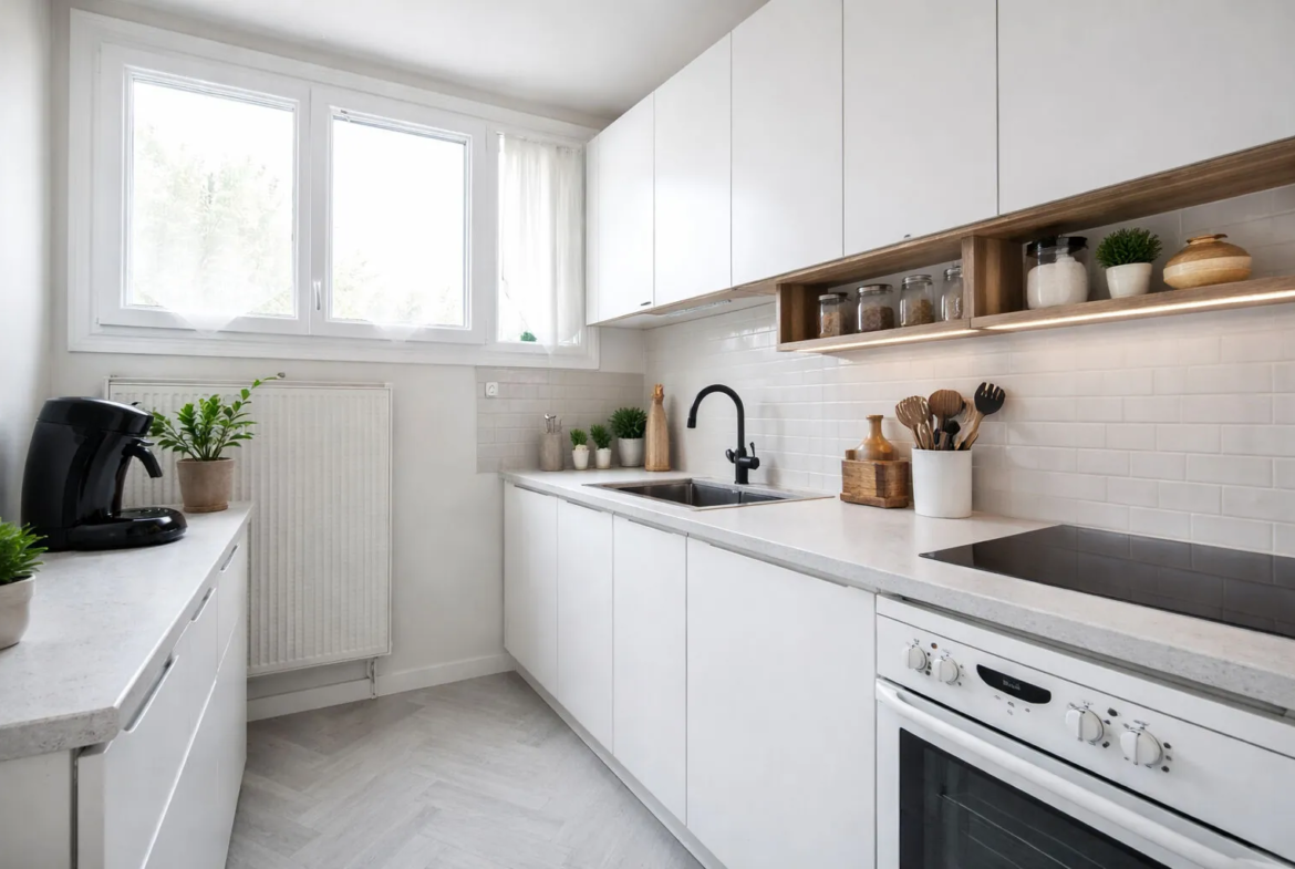 Appartement T3 lumineux de 55,56 m² à Les Pennes Mirabeau avec vue pinède 