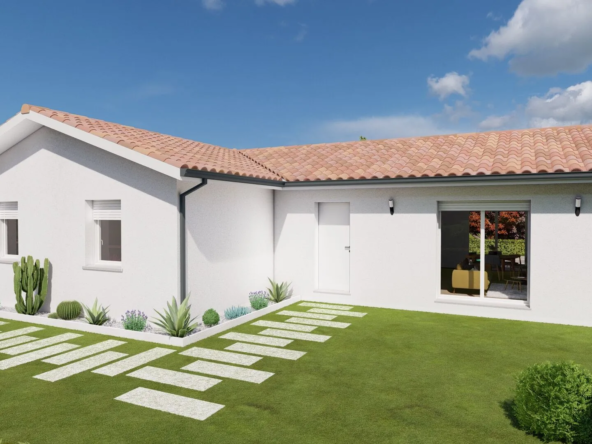 Maison neuve 4 chambres à La Force – Modèle Athènes avec terrain de 1250 m²