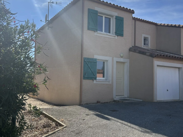 Villa à Lézignan-Corbières avec jardin, 3 chambres, terrasse sud, proximité commodités