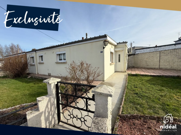 Maison 3 chambres avec garage à Maubeuge, secteur Pont Allant