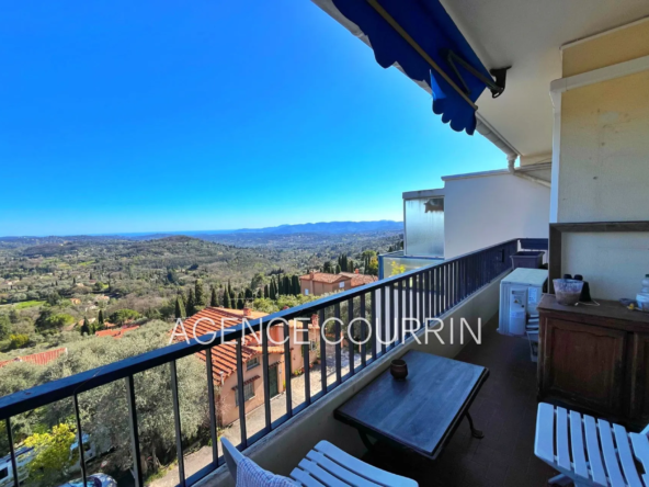 Achat appartement 3 pièces avec vue mer à Magagnosc - Résidence avec garage