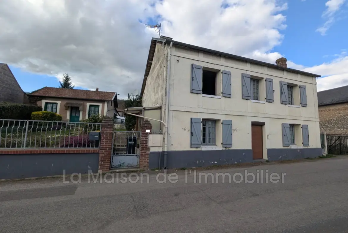 Maison ancienne à rénover avec dépendances à Radepont (27380) 