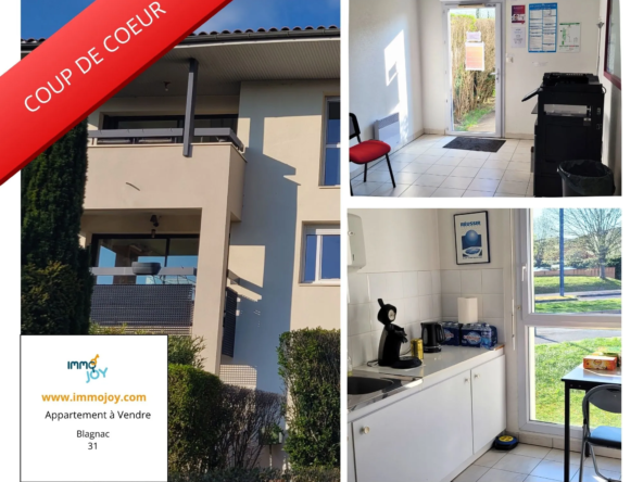 Bureau sur deux niveaux avec loggia, cave et stationnement à Blagnac