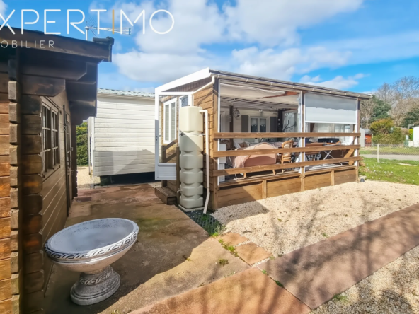 Terrain de loisirs avec mobilhome aménagé à Bourgneuf-en-Retz proche mer