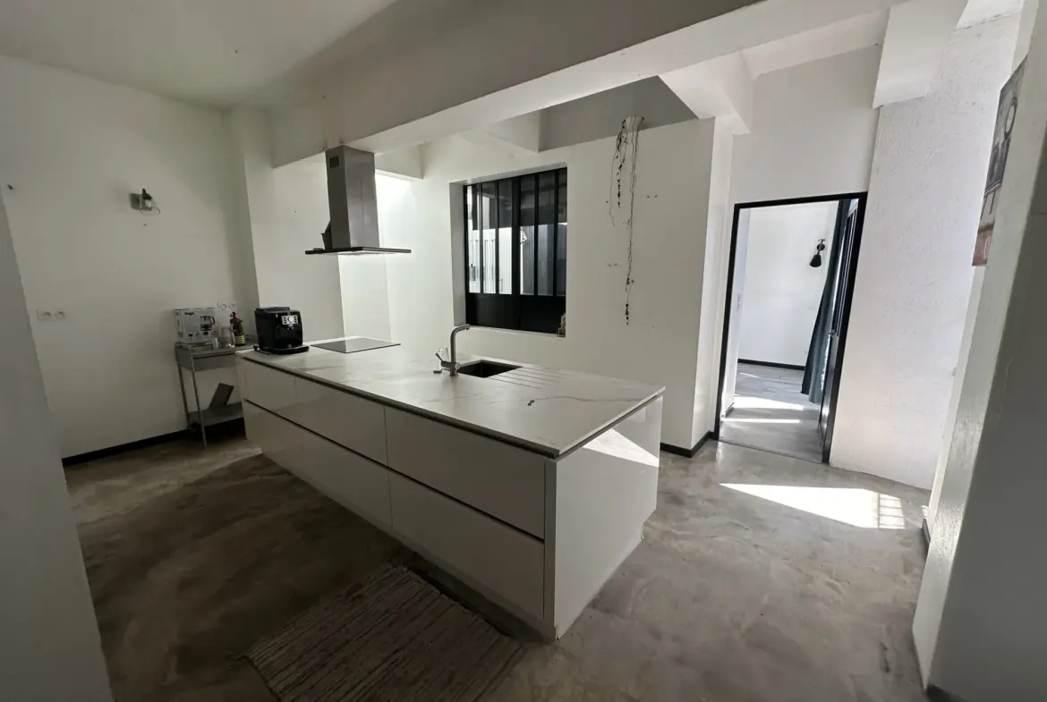 Maison à vendre à Carcassonne avec espace commercial et duplex spacieux 