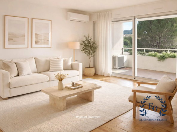 Appartement T3 lumineux avec loggia dans résidence sécurisée à Nîmes