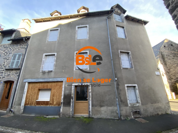 Vente maison de ville  7 pièces BSLE Immo Bien se loger ensemble SAINT-FLOUR À vendre maison de ville à Allanche avec 5 chambres et travaux de rénovation