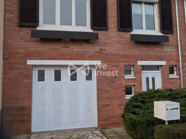 Façade Maison avec garage et jardin à Le Mans Vauguyon – Idéal premier achat ou investissement