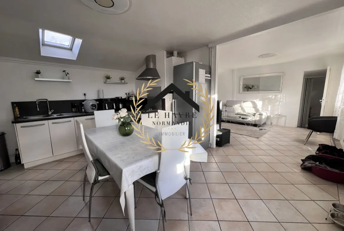 Maison de 83 m² au Havre, sans travaux, jardin, terrasse et garage 