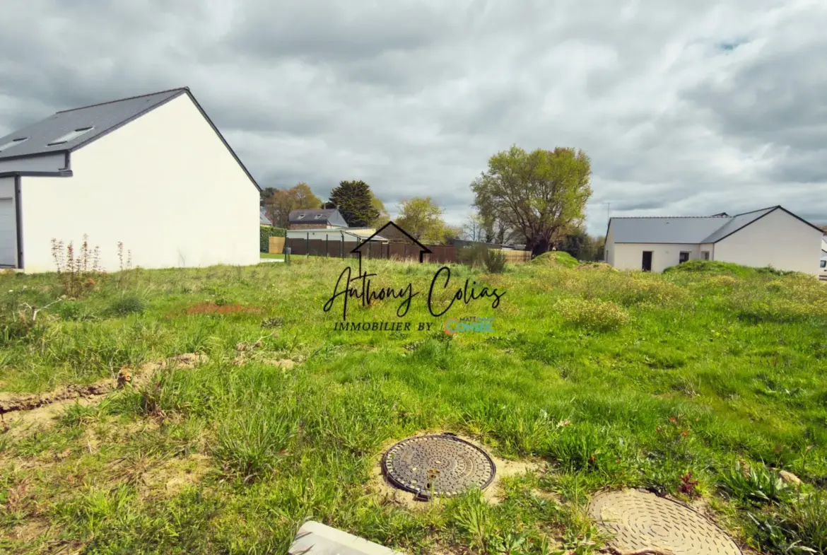 Terrain à bâtir de 427 m² à Nivillac, emplacement résidentiel et viabilisé 