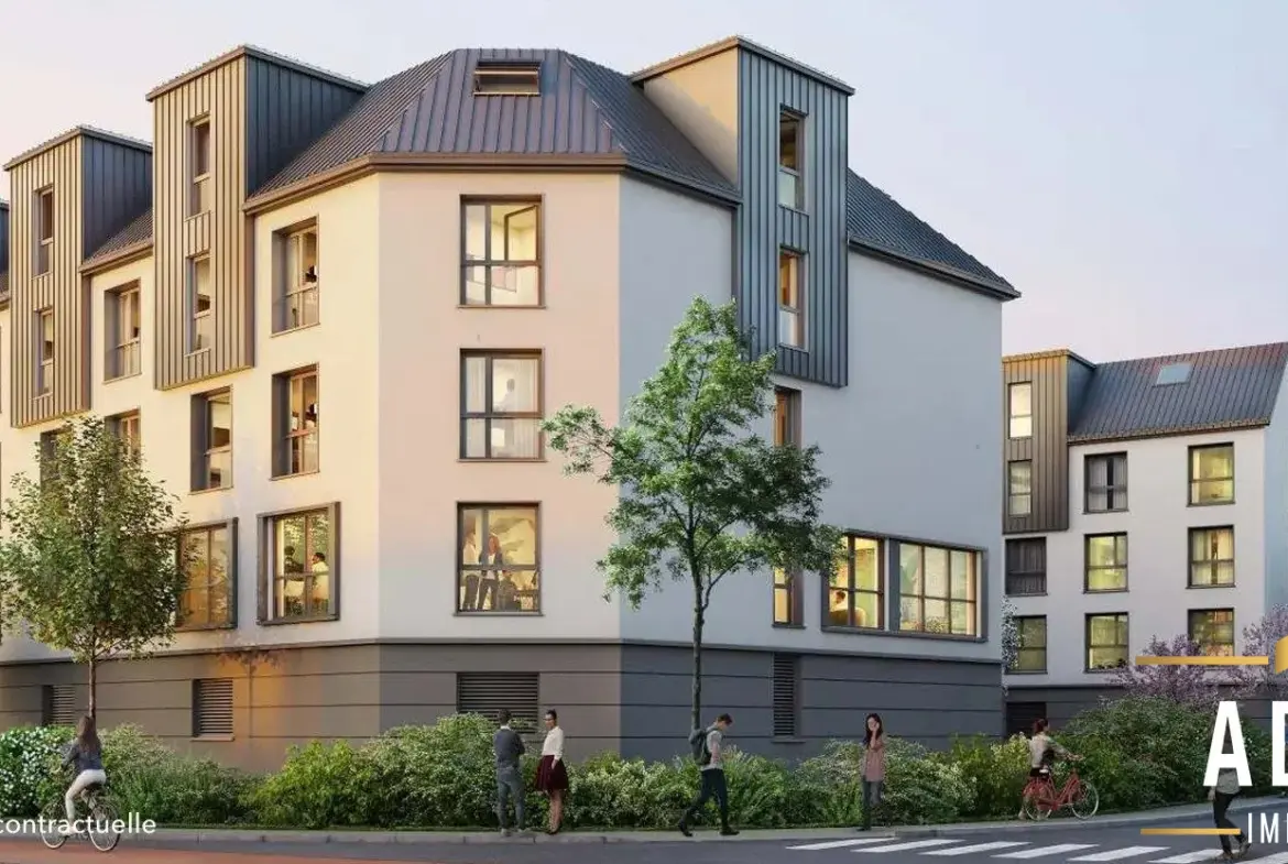 Studio neuf à Bayonne proche campus – Investissement étudiant clé en main 