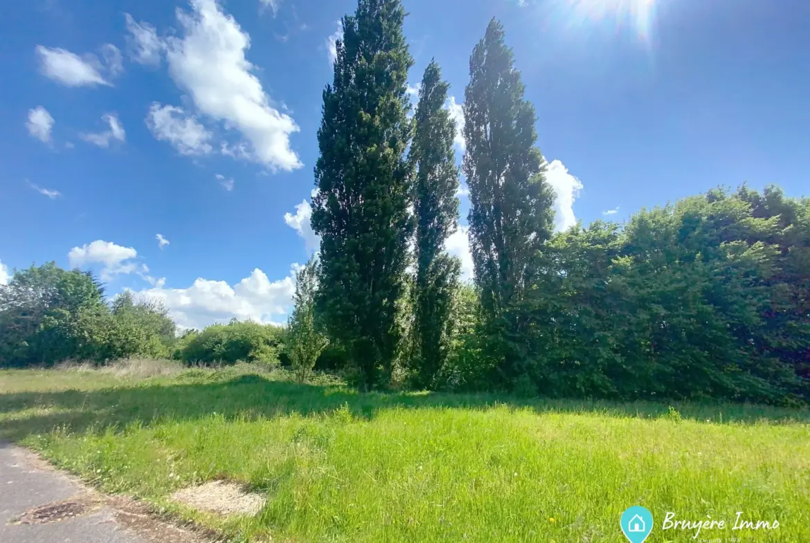Terrain constructible à Hirson (02500) dans un environnement paisible 