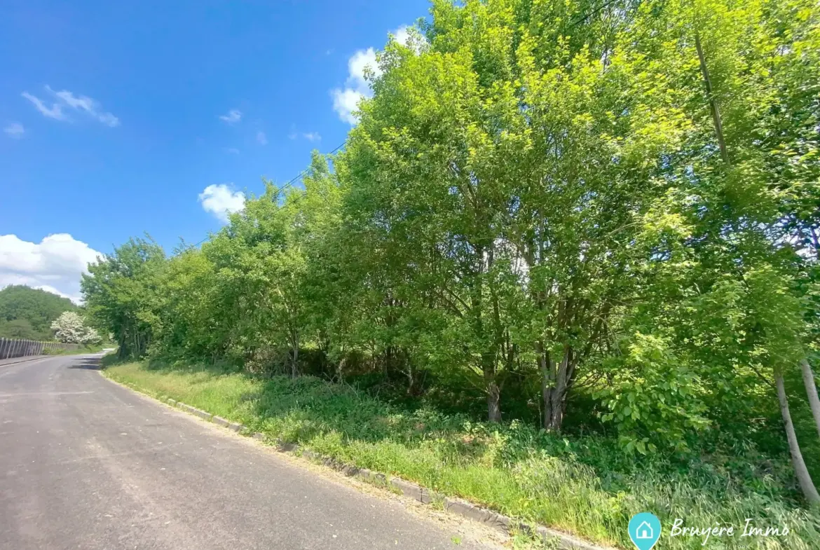Terrain constructible à Hirson (02500) dans un environnement paisible 