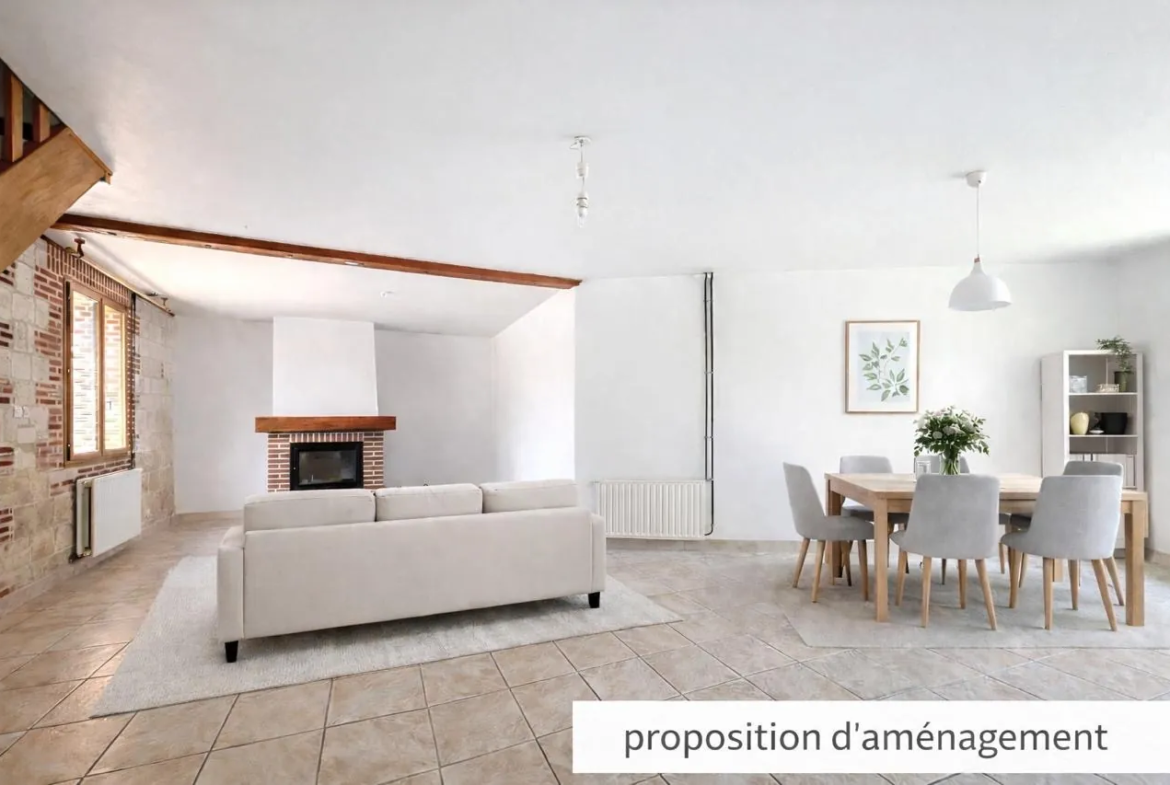 Maison en pierre rénovable à Camblain-l’Abbé proche Arras à 171 200 € 