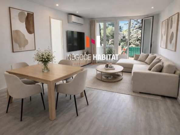 Appartement 4 pièces avec parking et caves à Nîmes, secteur Croix de Fer