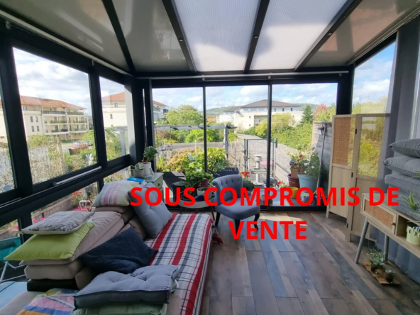 Appartement F3 avec véranda à Moulins-lès-Metz, faible charges, excellent état