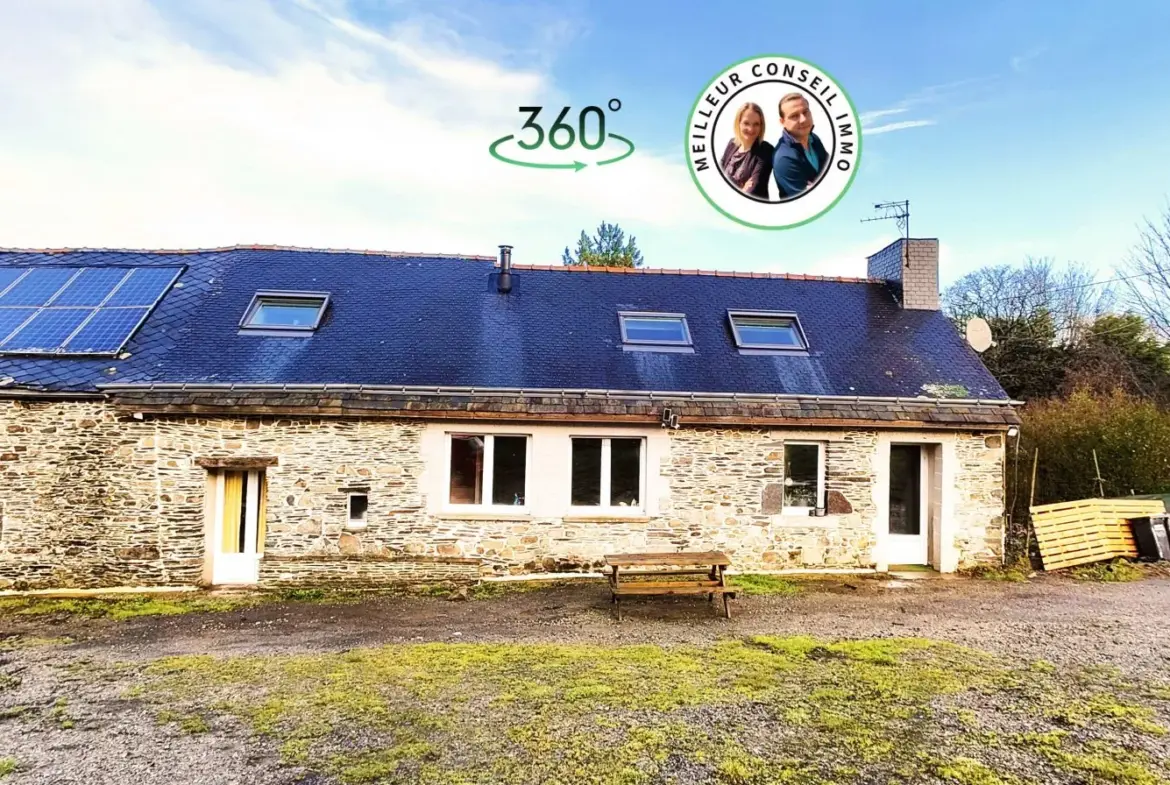 Maison 112 m² avec dépendances et grand terrain à Plussulien 