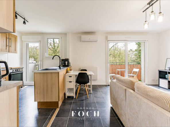 Spacieux appartement 3 chambres avec balcons et parking à Laneuveville-devant-Nancy