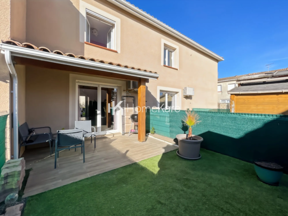 Maison mitoyenne à Pamiers avec jardin et parking – 64m²