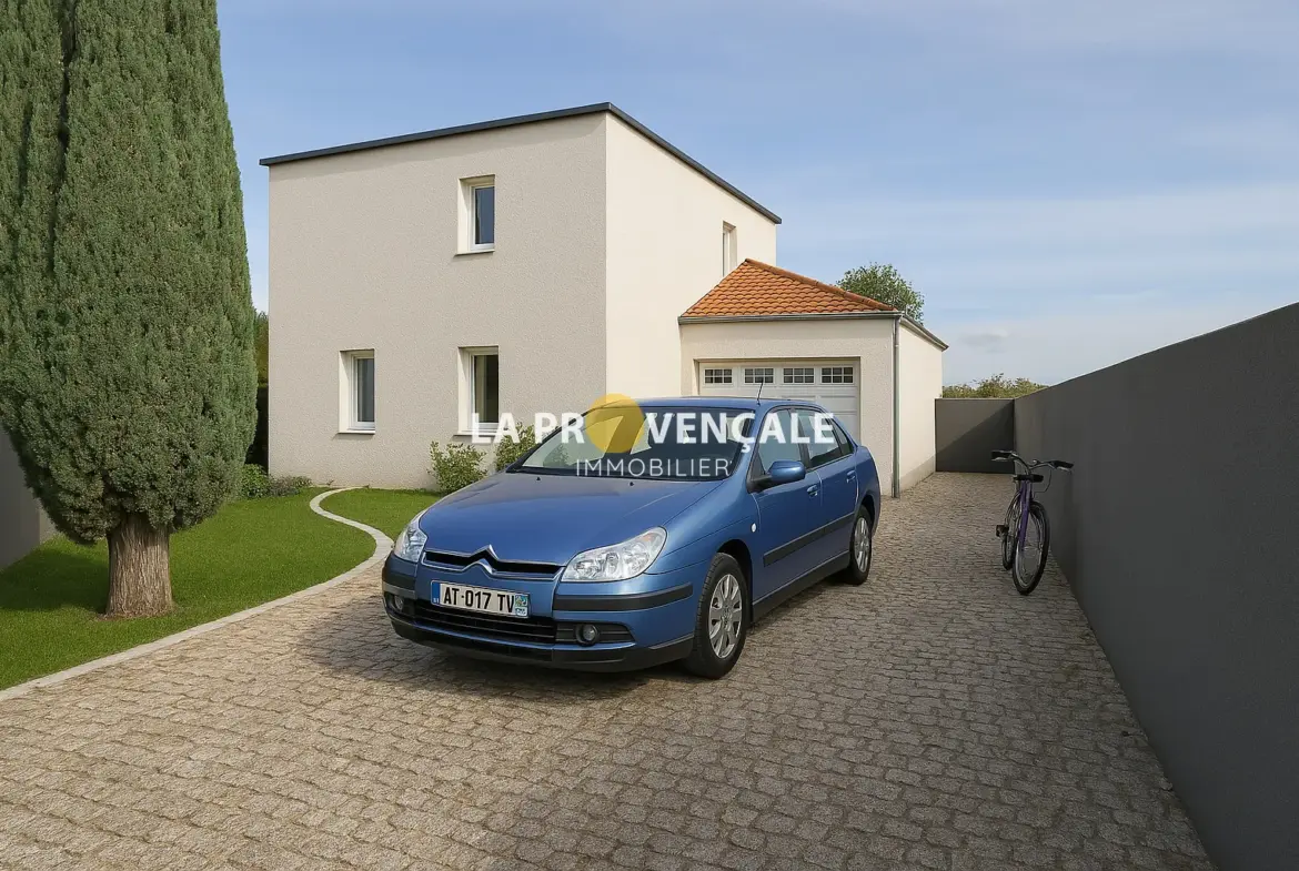 Maison neuve 4 pièces à Pourrières, construction moderne et économique 