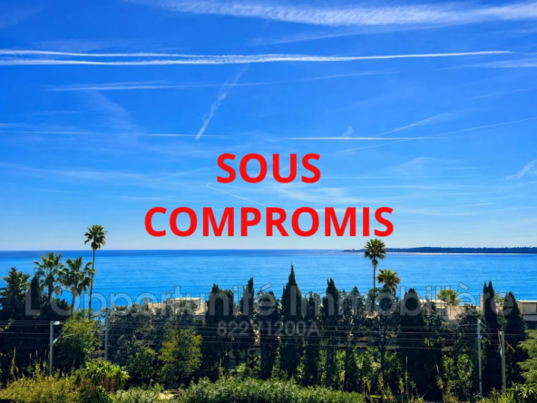 Studio à Cannes avec Vue Mer Panoramique, Terrasse et Parking