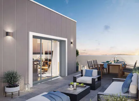 Appartement T3 neuf à Gonesse - Dernier étage, parking, livraison 2028 