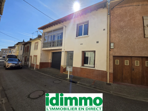 Maison T5 de 130 m² à Saverdun avec jardin et garage, sans travaux