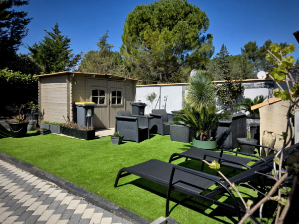 Appartement 3 pièces avec terrasses, jardin et parking à Fabregues (Hérault, 34)
