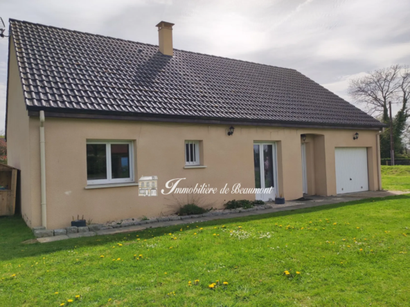 Maison individuelle de plain-pied avec combles aménageables près de Beaumont-le-Roger