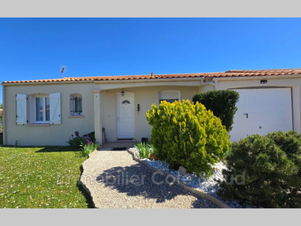 Maison de plain-pied à vendre à Ciré-d'Aunis avec jardin et garage