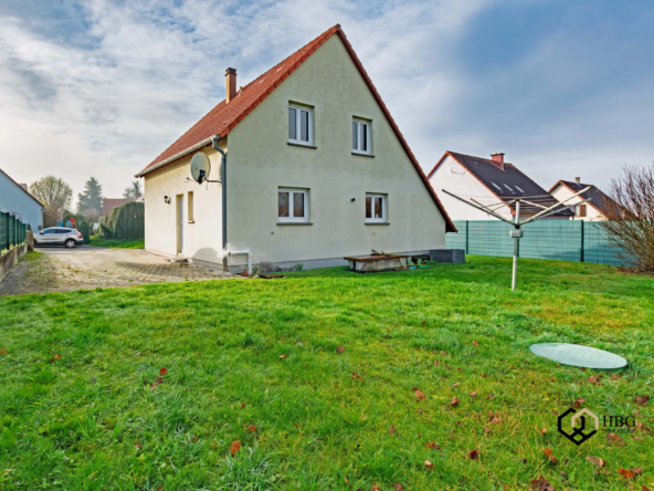 Maison familiale 4 chambres à Surbourg, 105 m² avec terrain de 538 m²