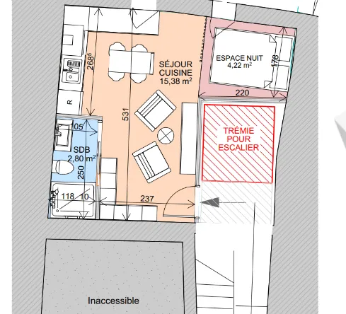 Appartement à aménager de 22 m² à Lambesc, livraison 2026 - Investissement ou premier achat