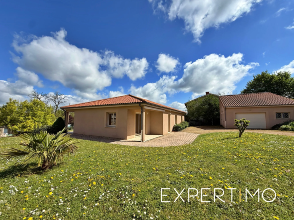 Maison de plain-pied à Vertaizon avec 3 chambres et grand jardin