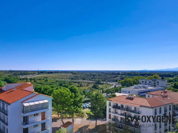 Appartement en étage élevé avec vue mer à Perpignan – Spacieux et lumineux