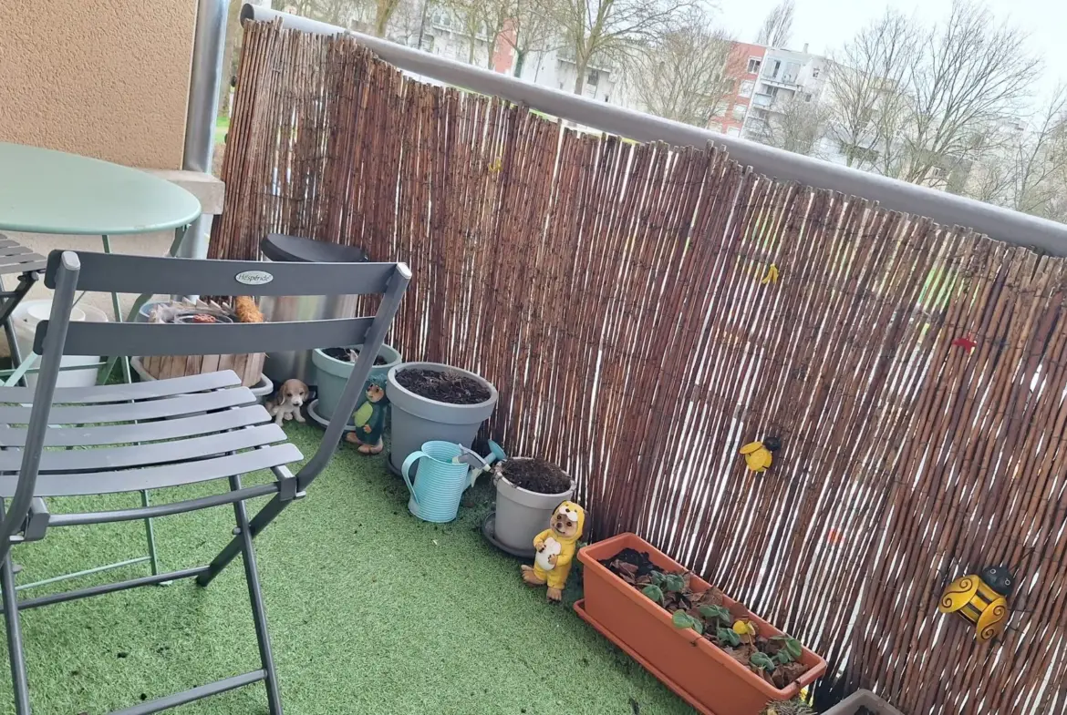 Appartement 3 pièces avec balcon, parking à Poitiers - Quartier Gay Lussac 