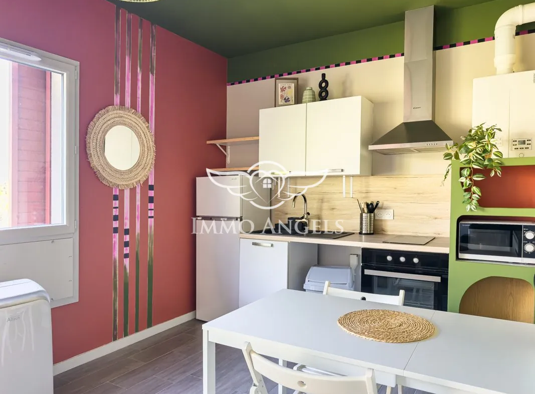 Appartement T1 récent avec parking à Monteux, proche attractions 