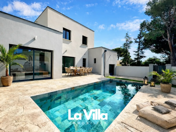 Magnifique villa contemporaine à Bagnols-sur-Cèze avec piscine, 4 chambres et haute performance énergétique