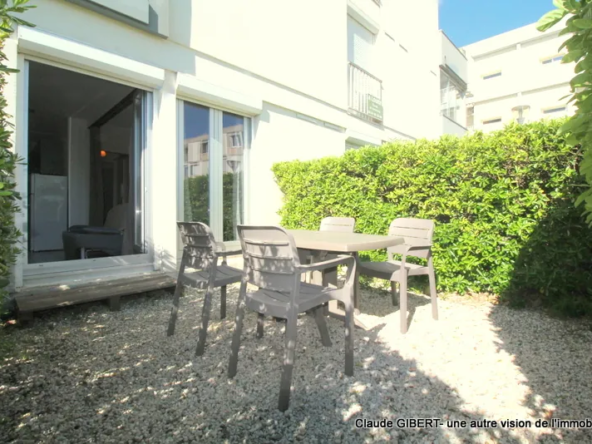 Appartement T1 avec jardin à Balaruc-Les-Bains, proche étang de Thau et thermes