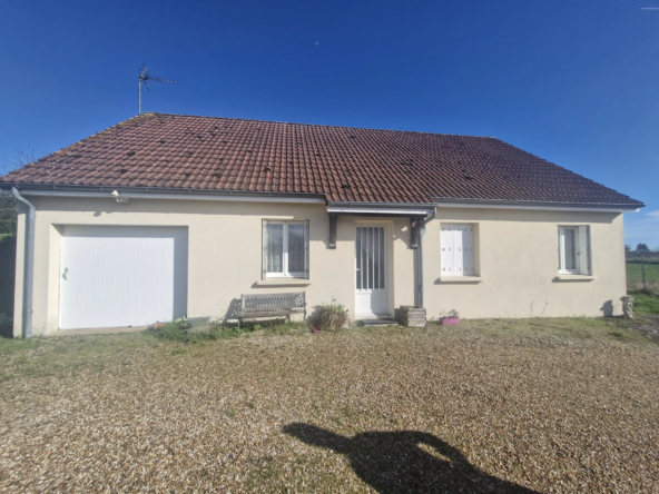 Maison de plain-pied à Villiers-sur-Loir proche Gare TGV