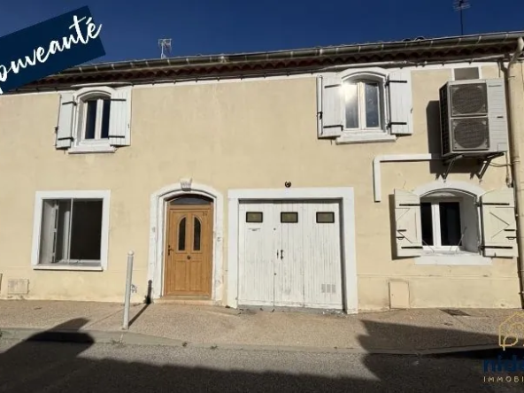 Maison ancienne à vendre à Générac de 82 m² avec 2 chambres et parking intérieur